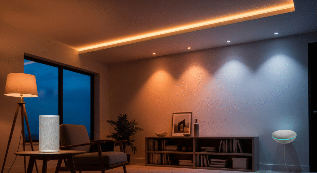 connect smart bulbs to voice assistant