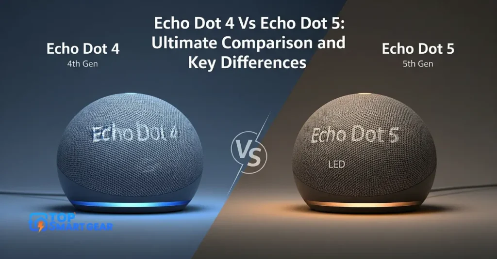 Echo Dot 4 Vs Echo Dot 5 Ultimate Comparison and Key Differences