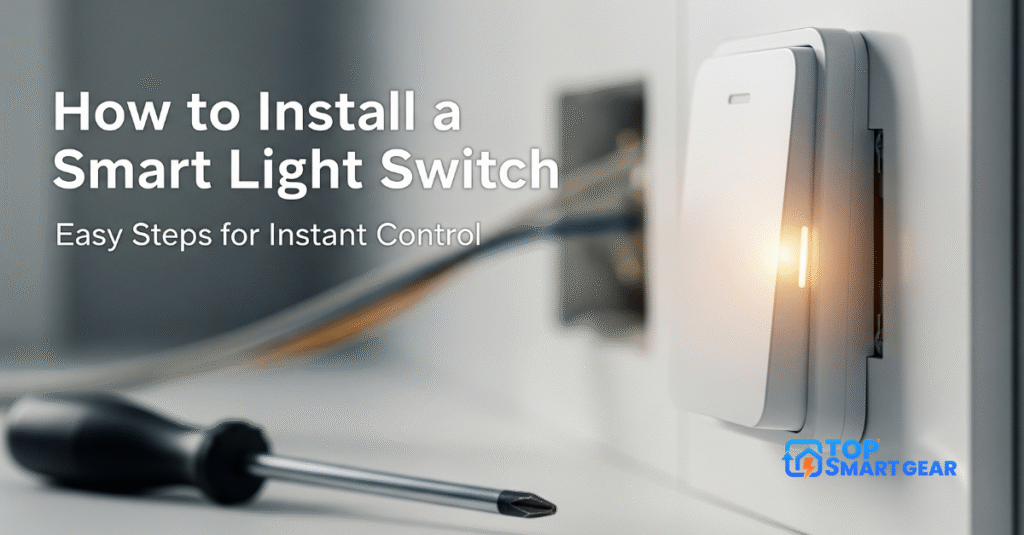 How to Install a Smart Light Switch Easy Steps for Instant Control