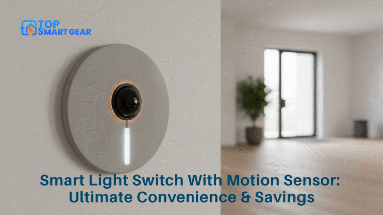 Smart Light Switch With Motion Sensor Ultimate Convenience & Savings