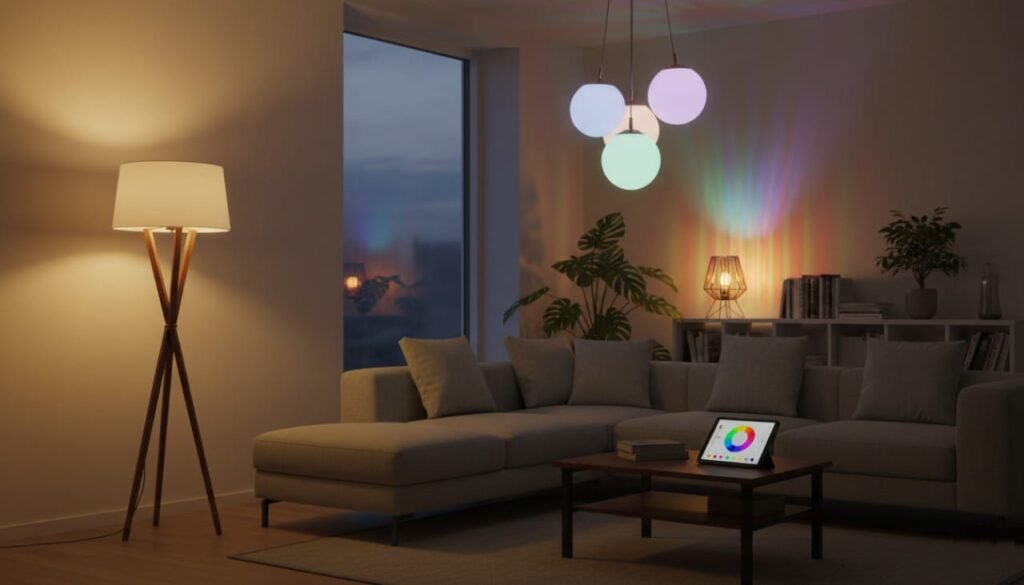Smart lighting for home automation