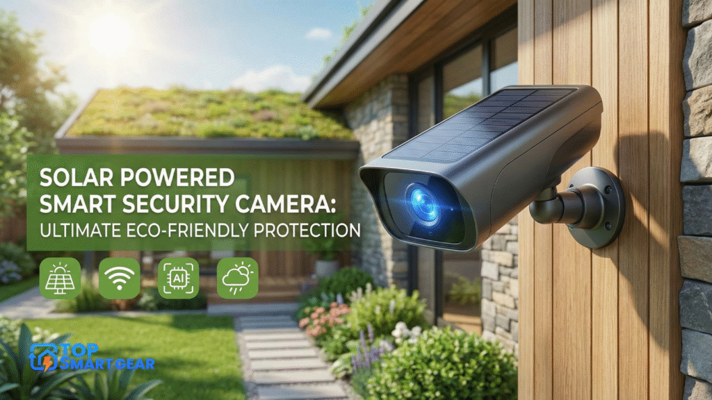 Solar Powered Smart Security Camera Ultimate Eco-Friendly Protection