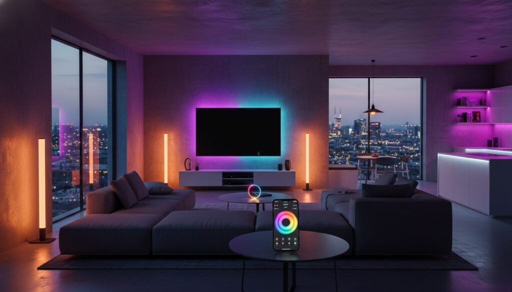 automated home lighting