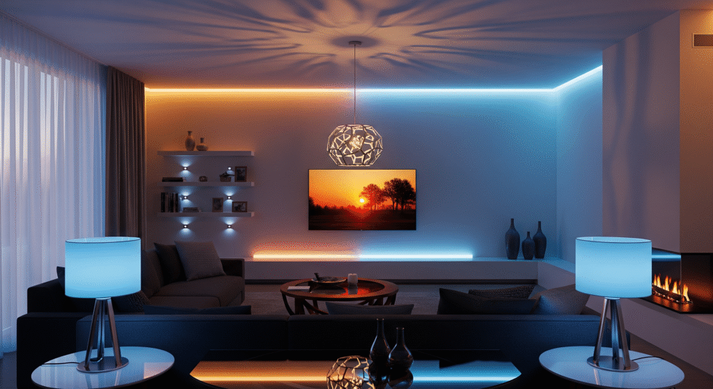 home automation lighting setup