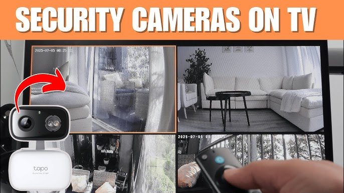 watch home security cameras on TV