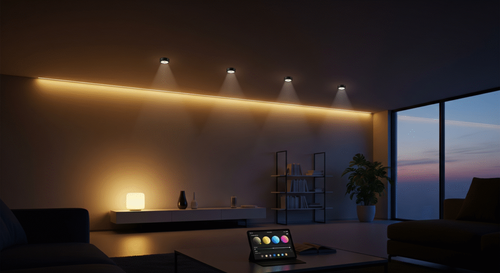 voice-controlled lighting systems
