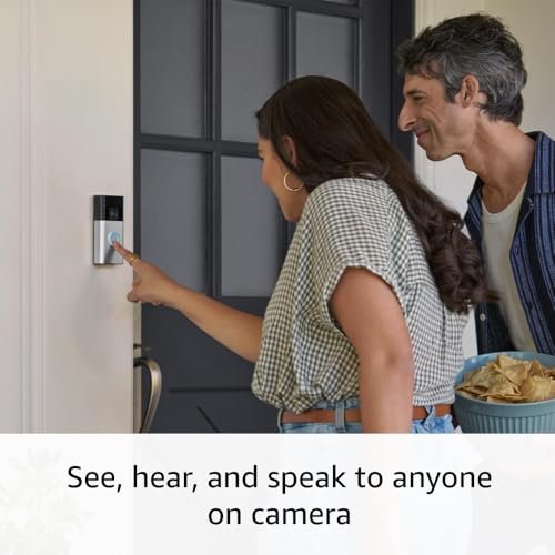 Ring Battery Doorbell (newest model), Home or business security with Head-to-Toe video, Live View with Two-Way Talk, and Motion Detection & Alerts, Satin Nickel - Image 4