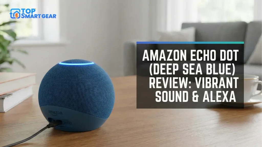 Amazon Echo Dot (Deep Sea Blue) Review Vibrant Sound & Alexa