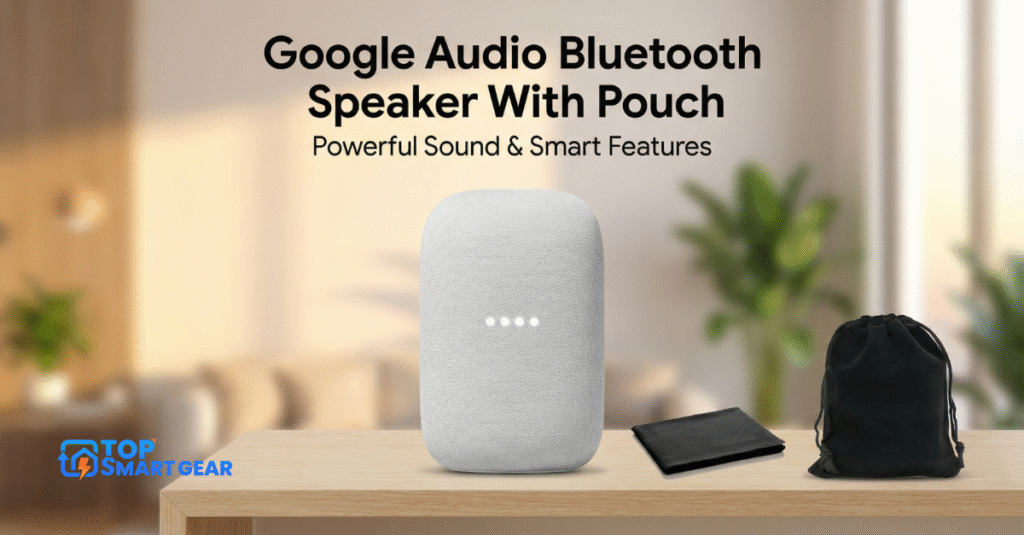 Google Audio Bluetooth Speaker With Pouch Powerful Sound & Smart Features