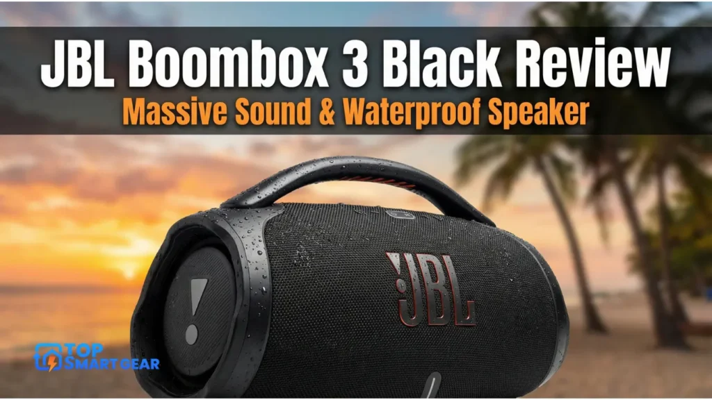 JBL Boombox 3 Black Review Massive Sound & Waterproof Speaker
