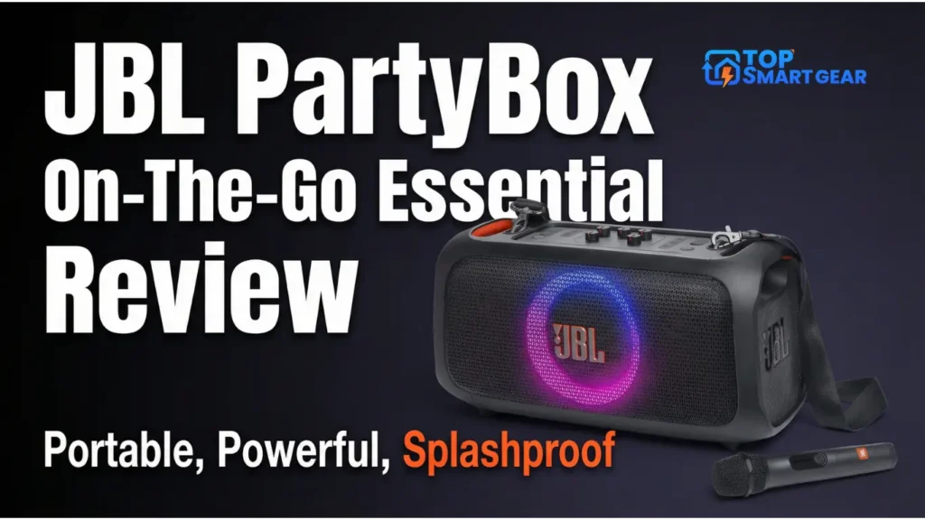 JBL PartyBox On-The-Go Essential Review Portable, Powerful, Splashproof