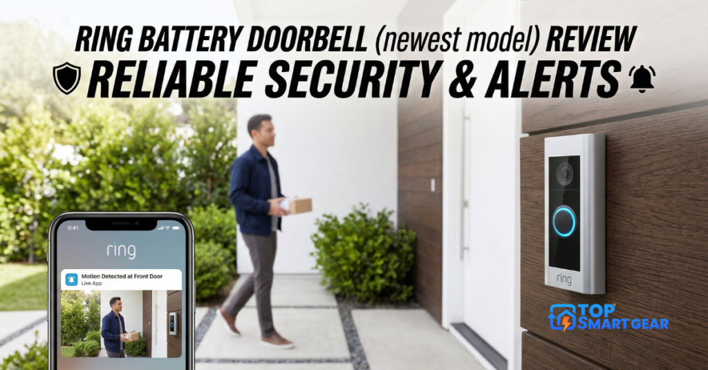 Ring Battery Doorbell (newest model) Review Reliable Security & Alerts