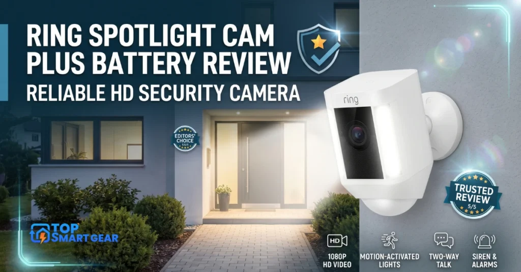 Ring Spotlight Cam Plus Battery Review Reliable HD Security Camera