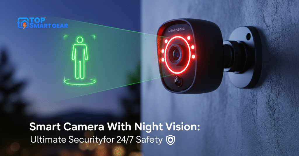 Smart Camera With Night Vision Ultimate Security for 247 Safety