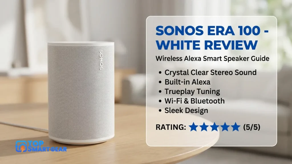 Sonos Era 100 - White Review Wireless Alexa Smart Speaker Guide