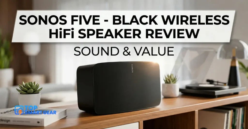 Sonos Five - Black Wireless HiFi Speaker Review Sound & Value