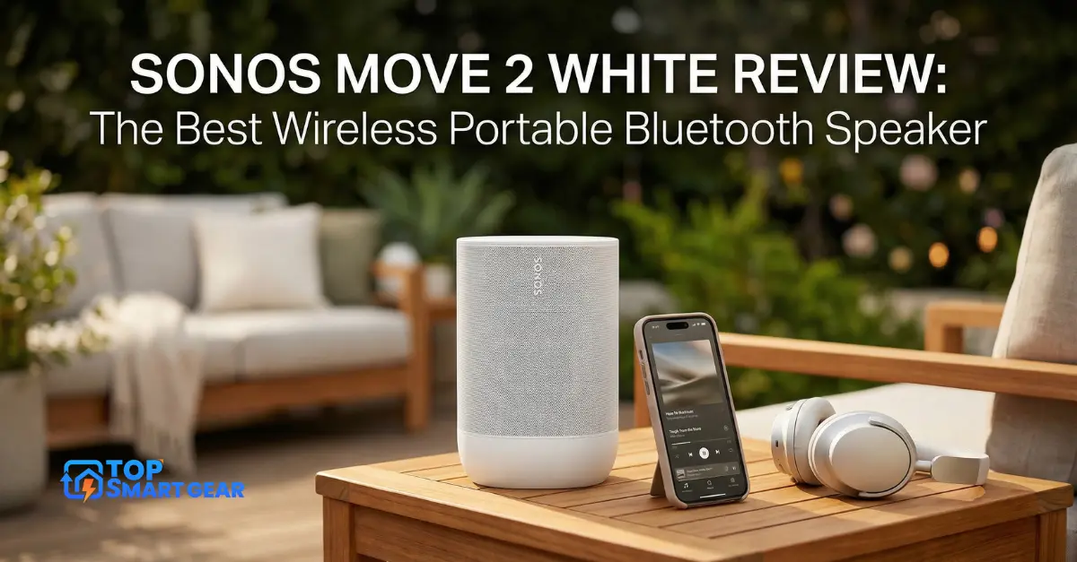 Sonos Move 2 White Review Best Wireless Portable Bluetooth Speaker