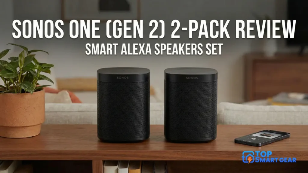 Sonos One (Gen 2) 2-Pack Review Smart Alexa Speakers Set