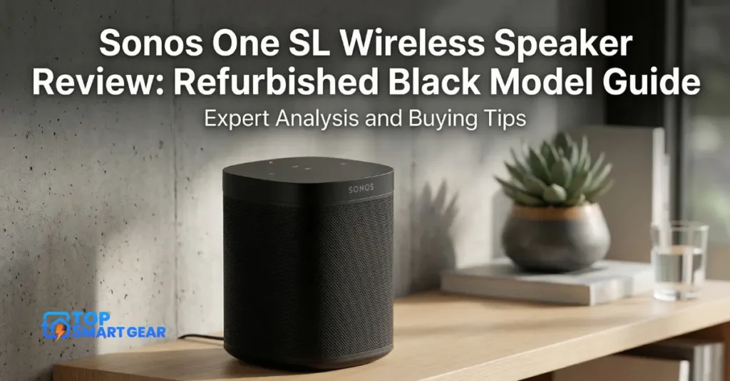 Sonos One SL Wireless Speaker Review Refurbished Black Model Guide