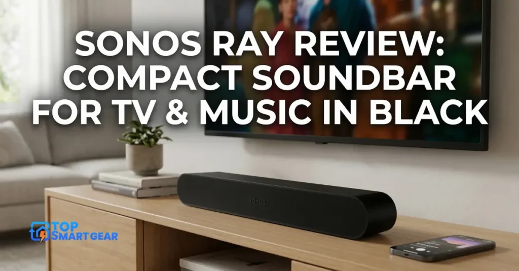 Sonos Ray Review Compact Soundbar for TV & Music in Black