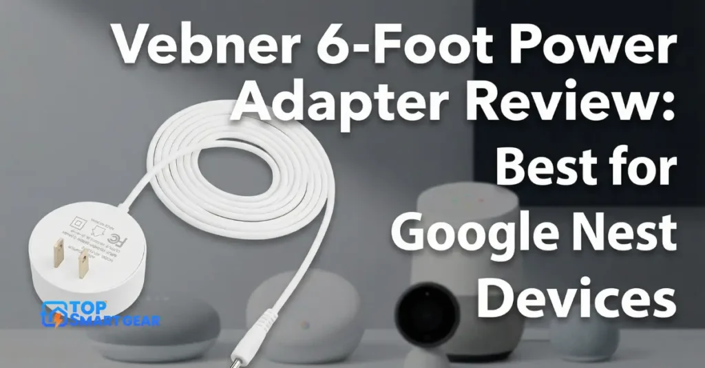 Vebner 6-Foot Power Adapter Review Best for Google Nest Devices