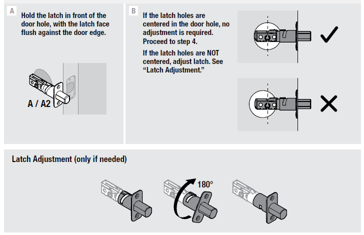 front door smart lock installation