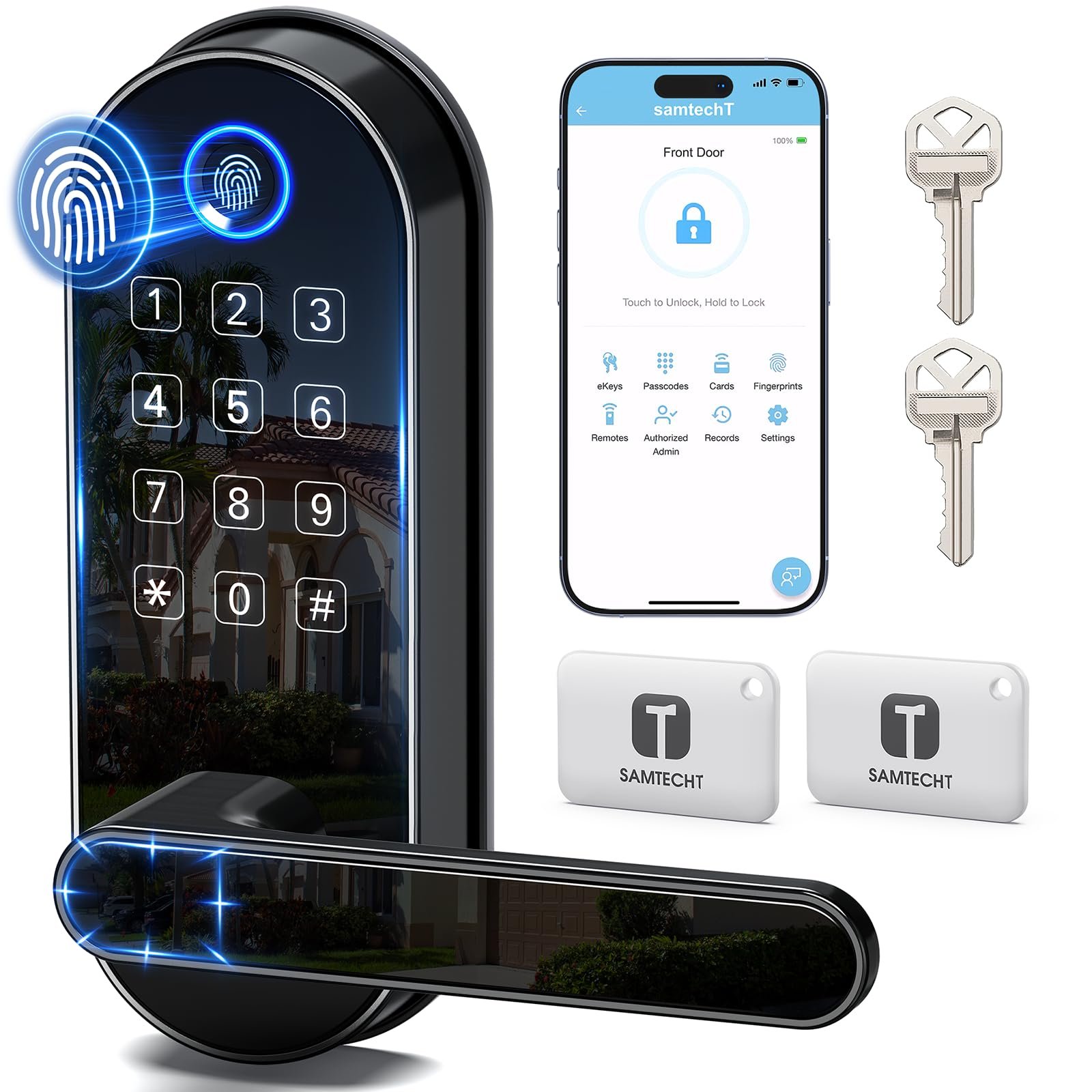 Smart door lock types