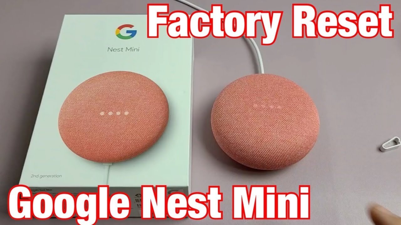 Google Nest Mini factory reset