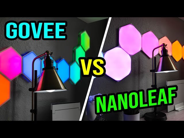 Govee vs Nanoleaf lighting