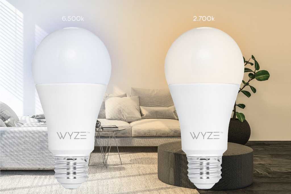 Wyze white smart bulb