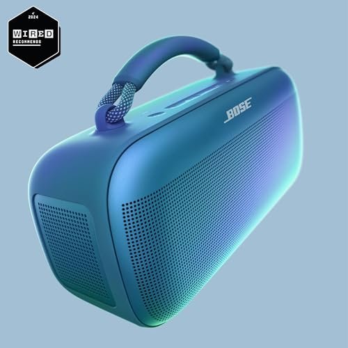 Bose SoundLink Max Bluetooth Speaker - Portable Wireless Party Speaker, IP67 Waterproof, Rope Handle, Up to 20 Hours of Playtime, USB-C, Built-in 3.5mm AUX Input, Blue Dusk - Image 2